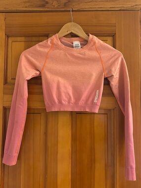 Gymshark Adapt Ombre Long Sleeve Crop Top XS